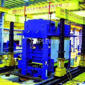 Installation of KOMATSU 3000 ton Transfer press in Wuhan in March 2006