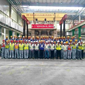 2017 Tianjin Toyota Xinyi Factory Stamping Workshop Stamping Line Installation Photos-C-level Line 2...
